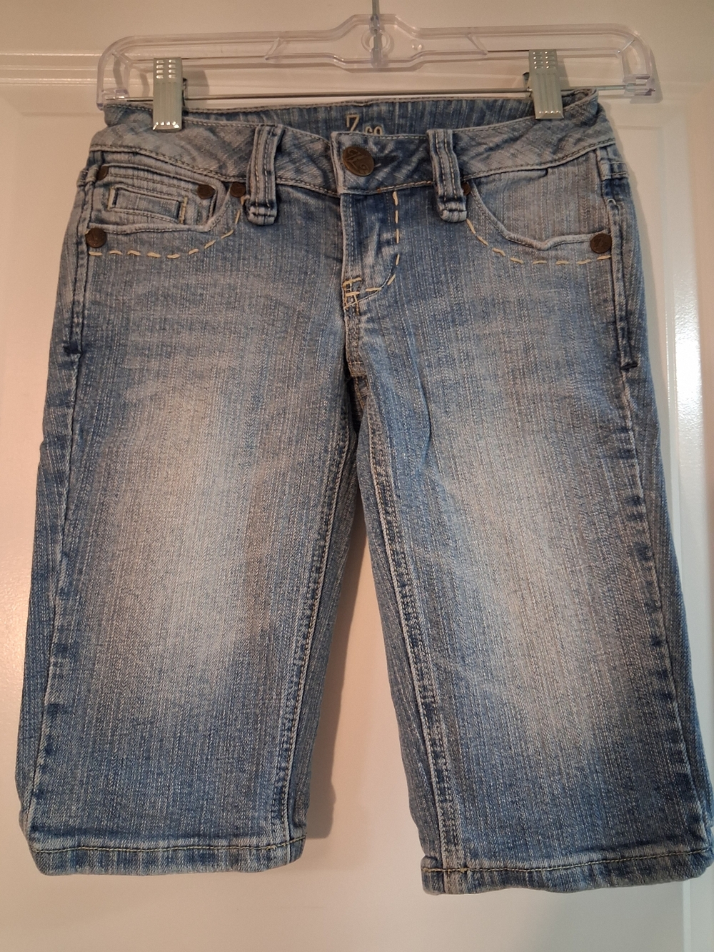Z Co. Light Wash Denim Bermuda Shorts for Women